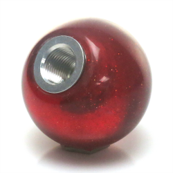 Black Recycle American Shifter 239844 Red Flame Metal Flake Shift Knob with M16 x 1.5 Insert 