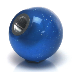American Shifter 143150 Blue Metal Flake Shift Knob with M10 x 1.5 Insert 8 Ball