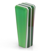 American Shifter 274931 Shift Knob Blue Challenge Accepted Green Stripe with M16 x 1.5 Insert